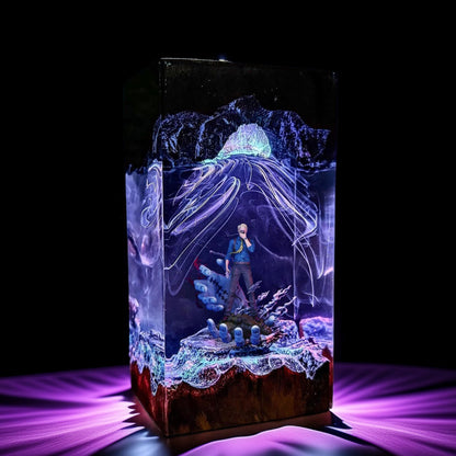 Office Sorcerer Mentor Resin Lamp