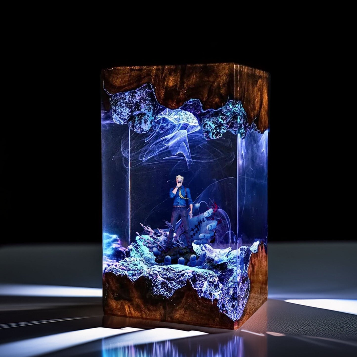 Office Sorcerer Mentor Resin Lamp