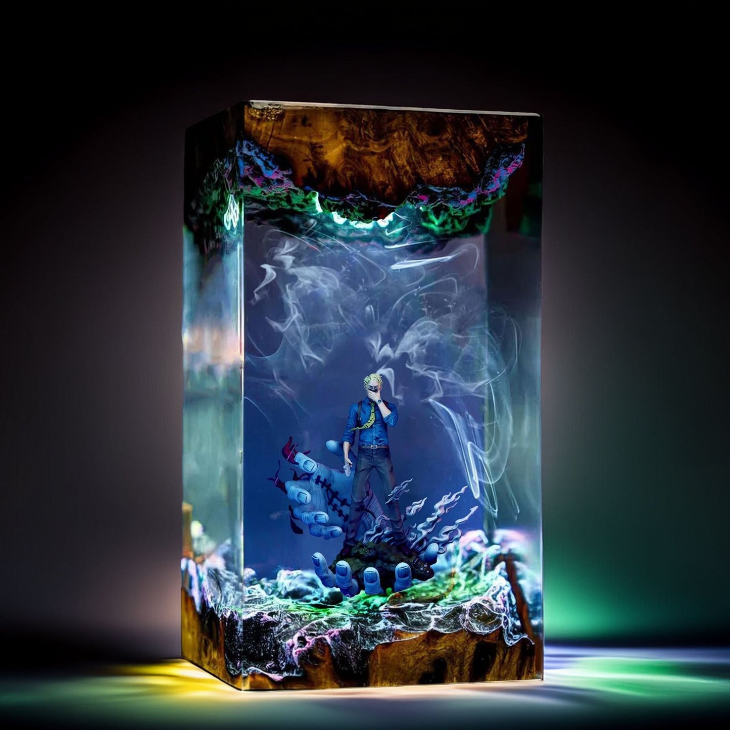 Office Sorcerer Mentor Resin Lamp