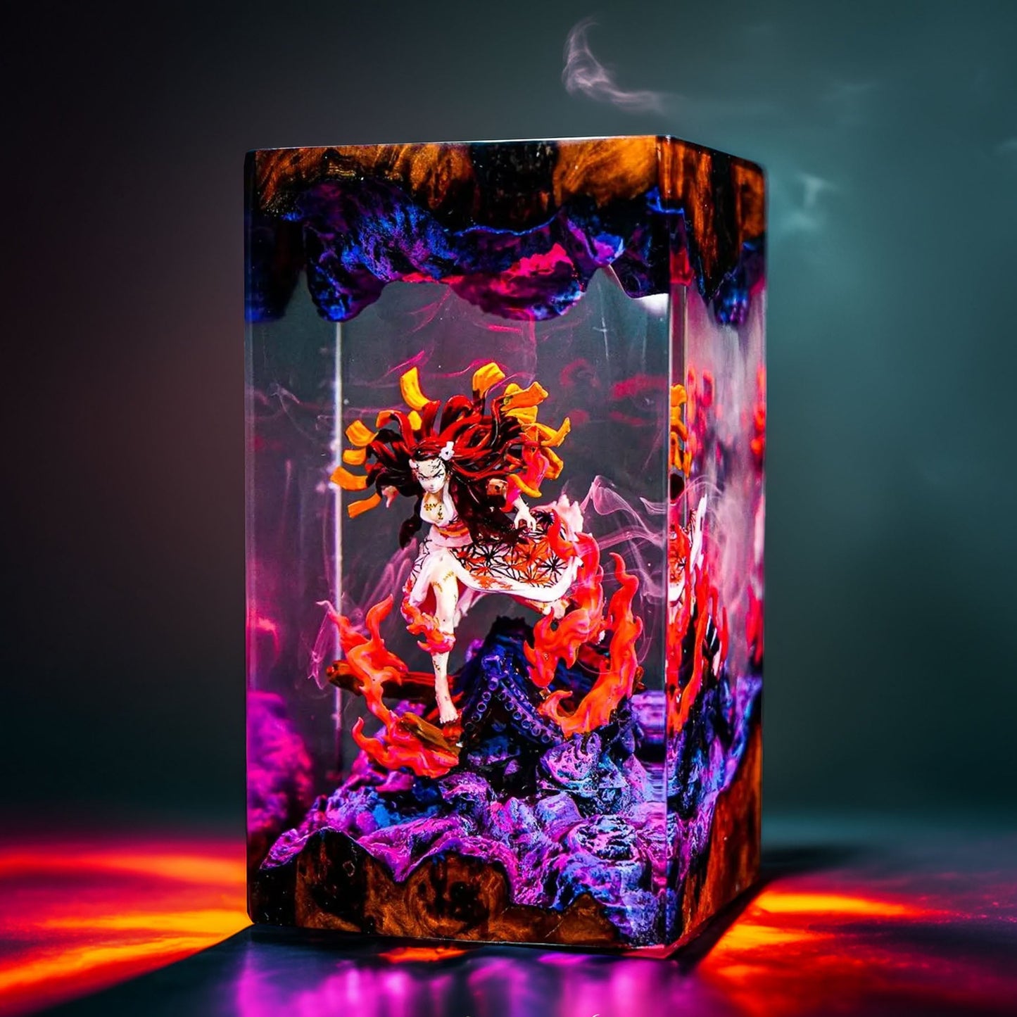 Bamboo Mouth Maiden Resin Lamp 3