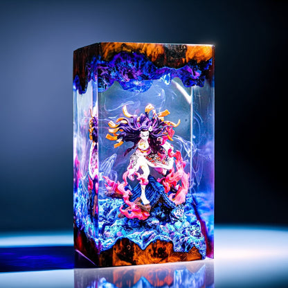 Bamboo Mouth Maiden Resin Lamp 3