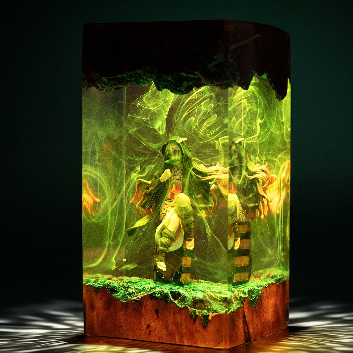 Bamboo Mouth Maiden Resin Lamp 4
