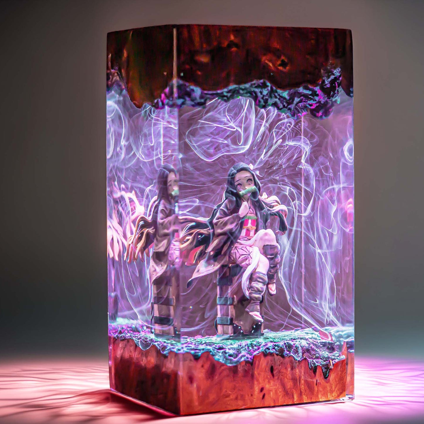 Bamboo Mouth Maiden Resin Lamp 4