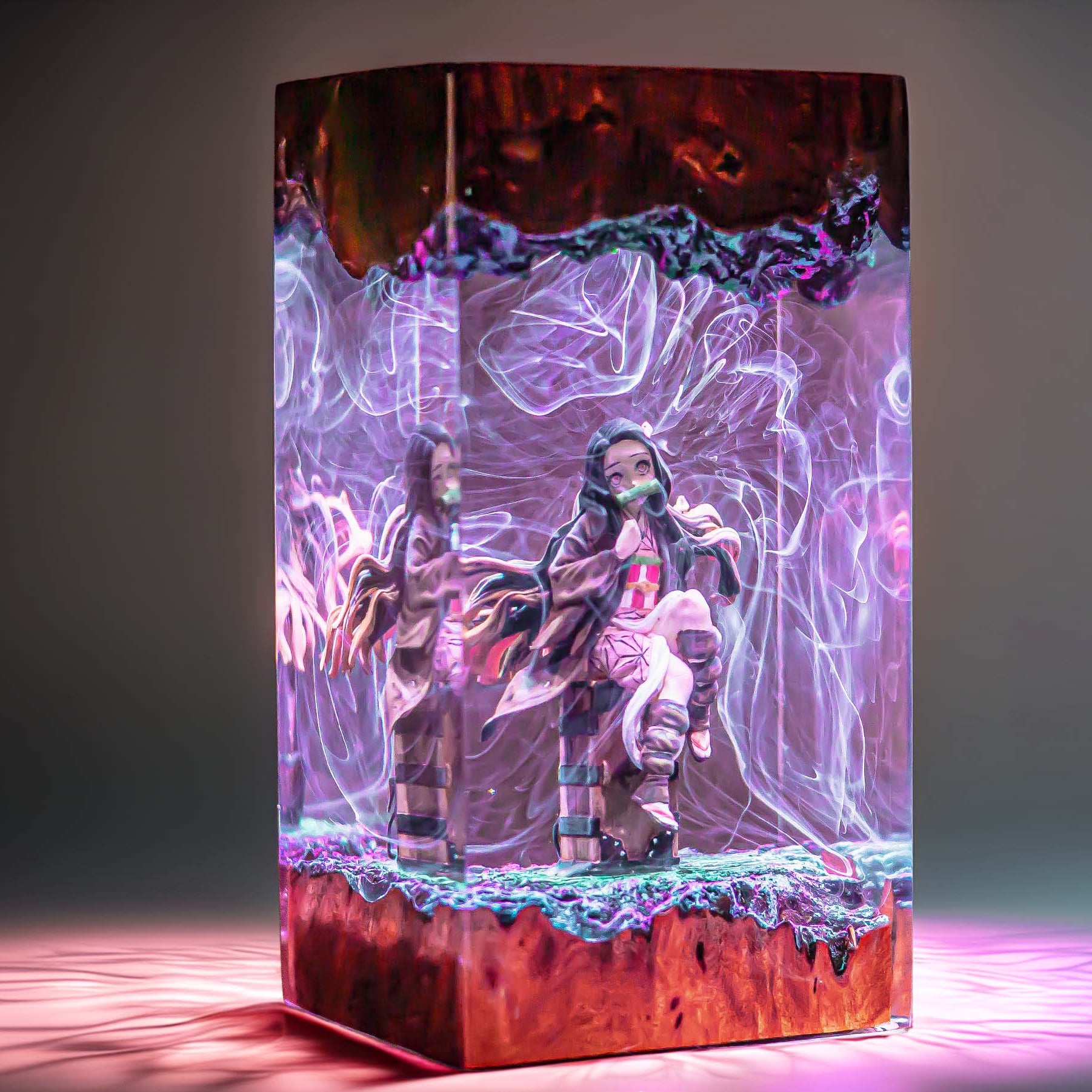 Bamboo Mouth Maiden Resin Lamp 4