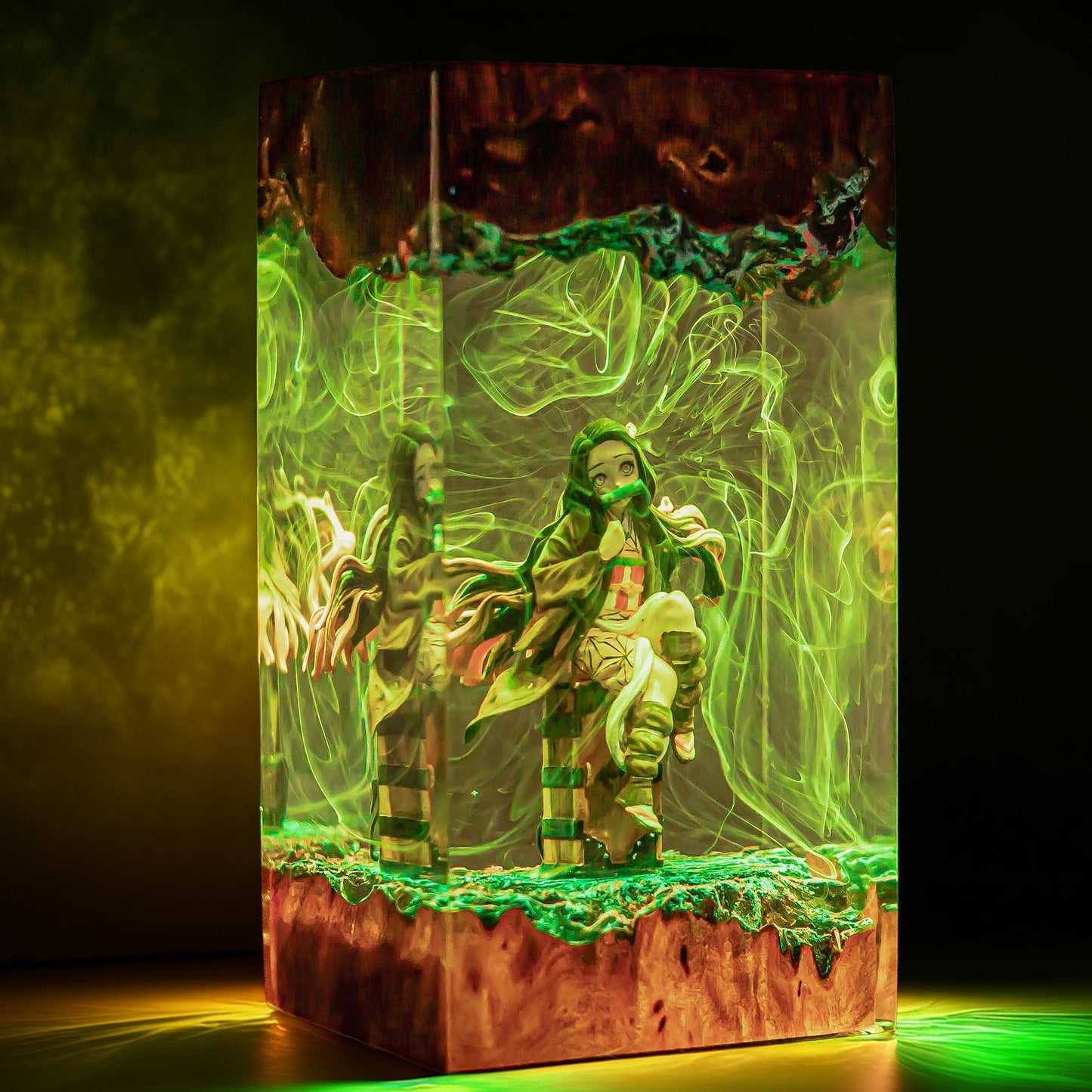Bamboo Mouth Maiden Resin Lamp 4