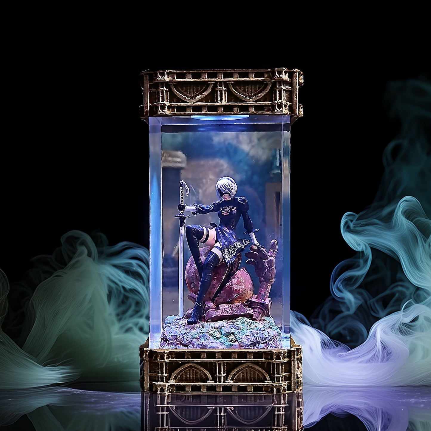 Combat Maiden Android Resin Lamp V3
