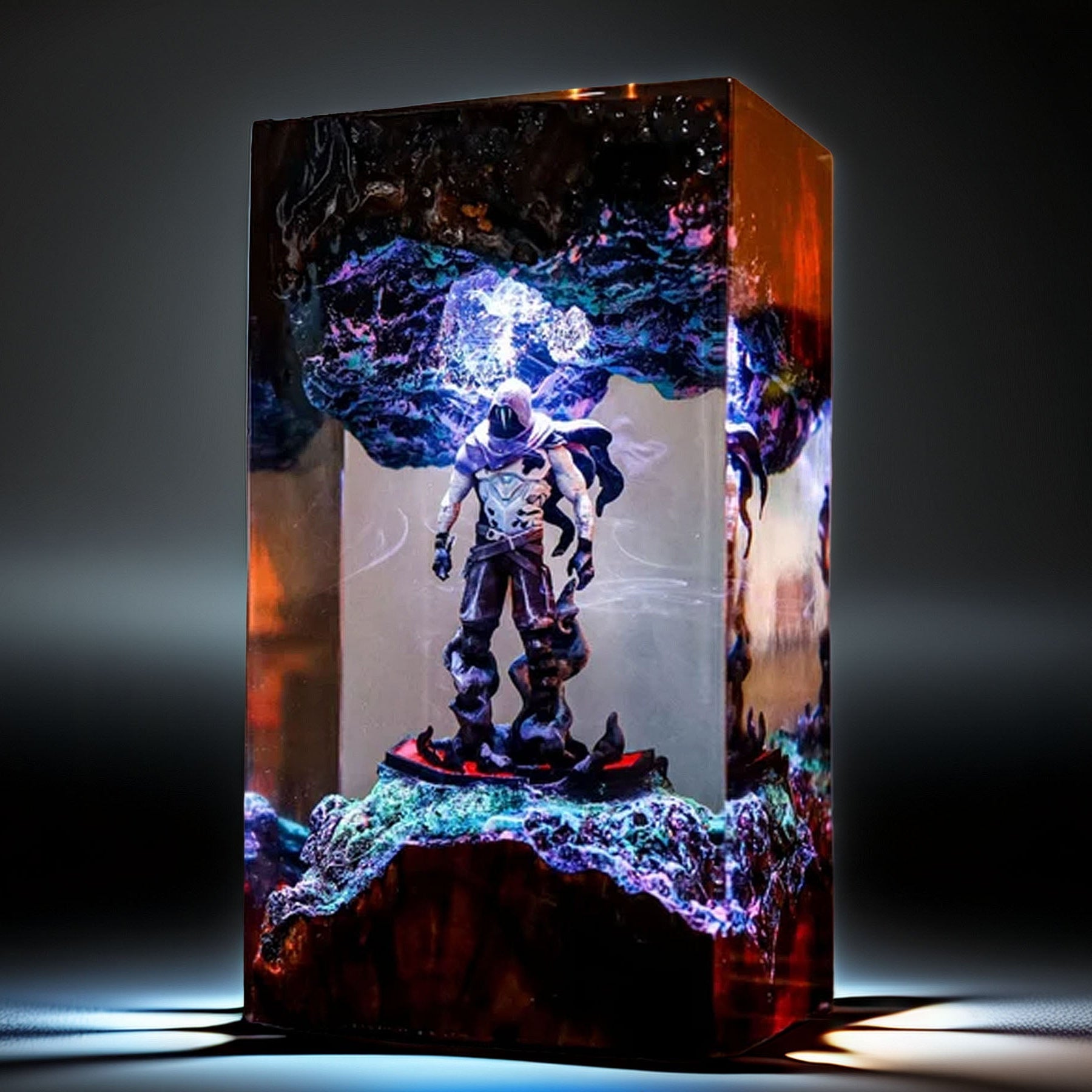 Shadow Wraith Agent Resin Lamp