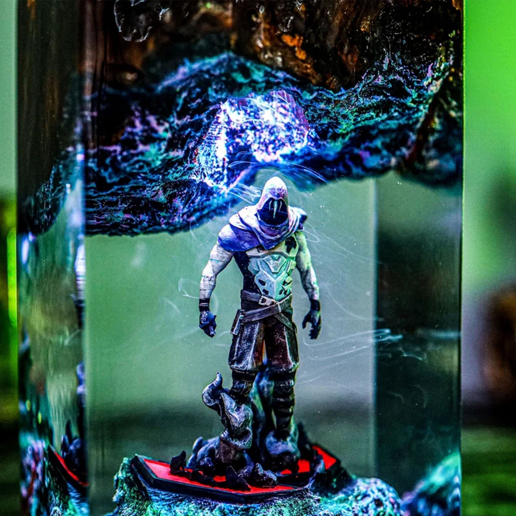 Shadow Wraith Agent Resin Lamp