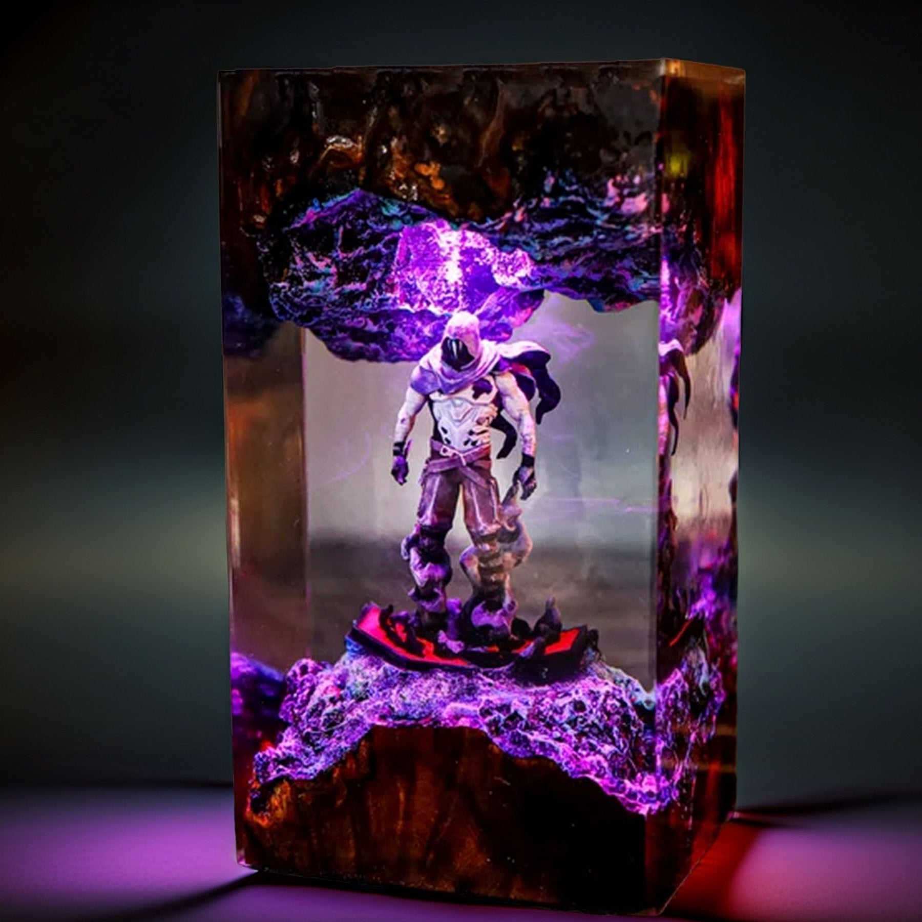 Shadow Wraith Agent Resin Lamp