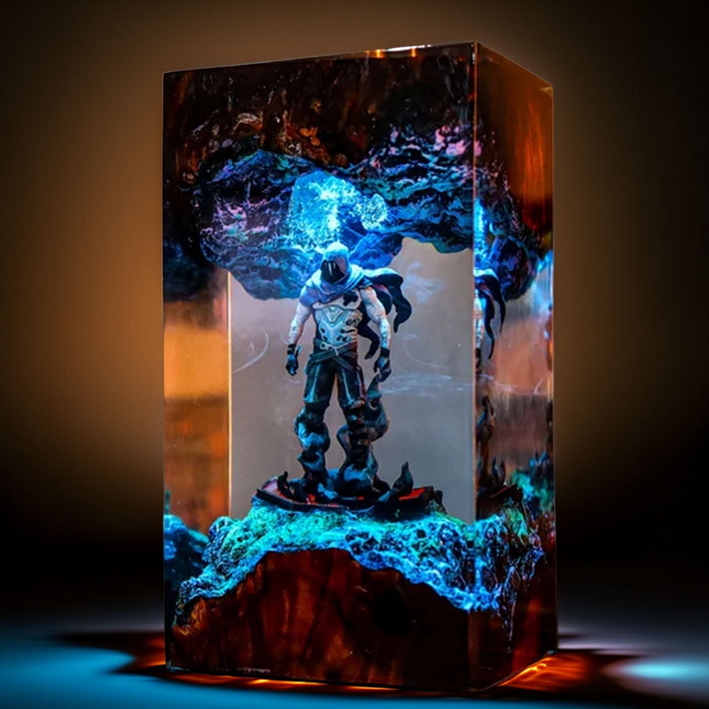 Shadow Wraith Agent Resin Lamp