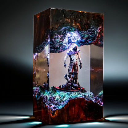 Shadow Wraith Agent Resin Lamp