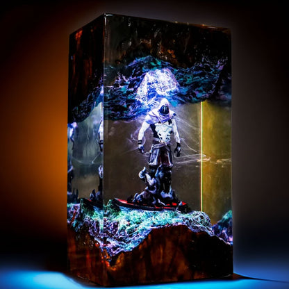 Shadow Wraith Agent Resin Lamp