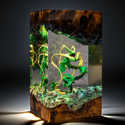 Sky Serpent Dragon Resin Lamp