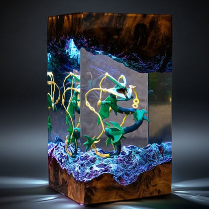 Sky Serpent Dragon Resin Lamp
