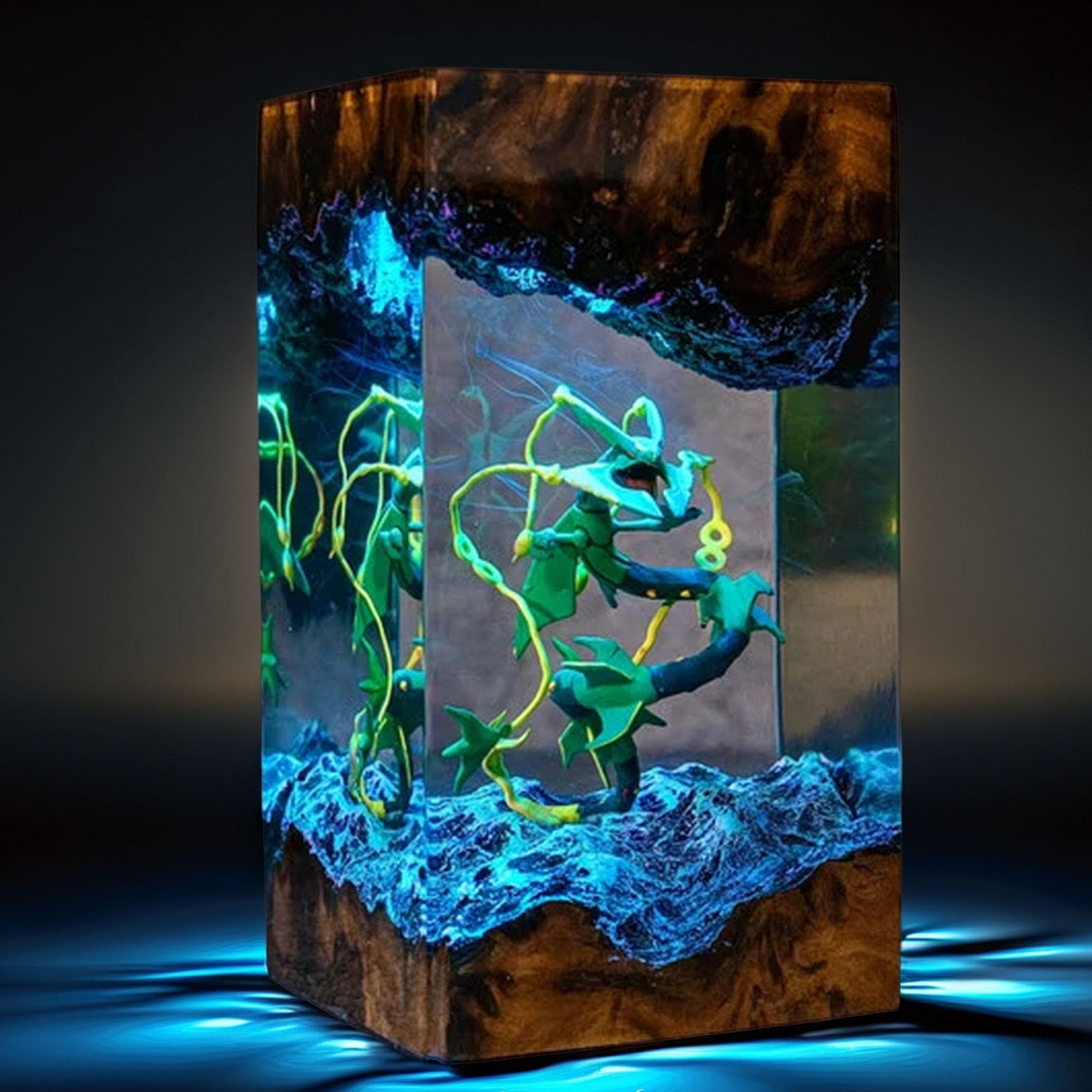 Sky Serpent Dragon Resin Lamp