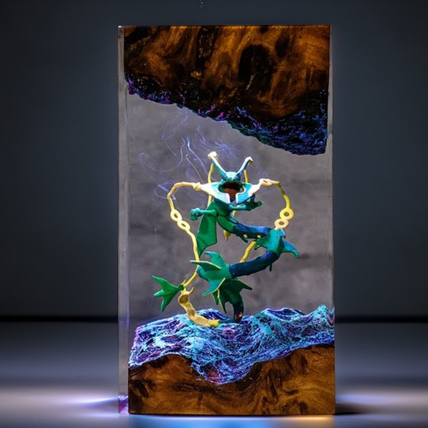 Sky Serpent Dragon Resin Lamp