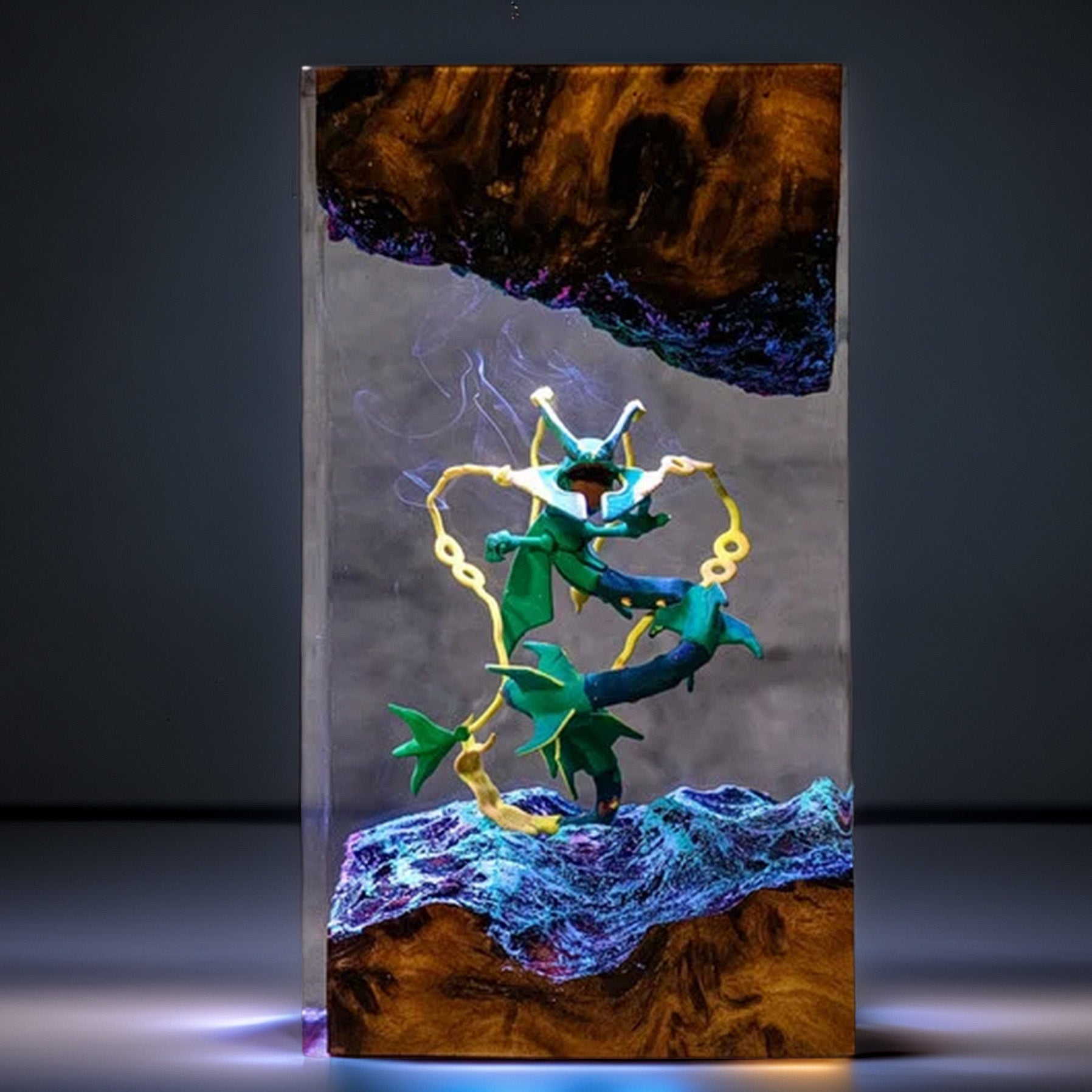 Sky Serpent Dragon Resin Lamp
