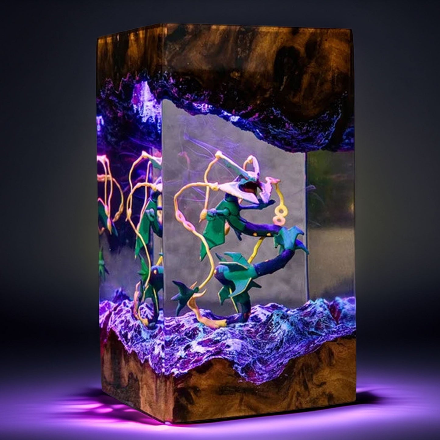 Sky Serpent Dragon Resin Lamp