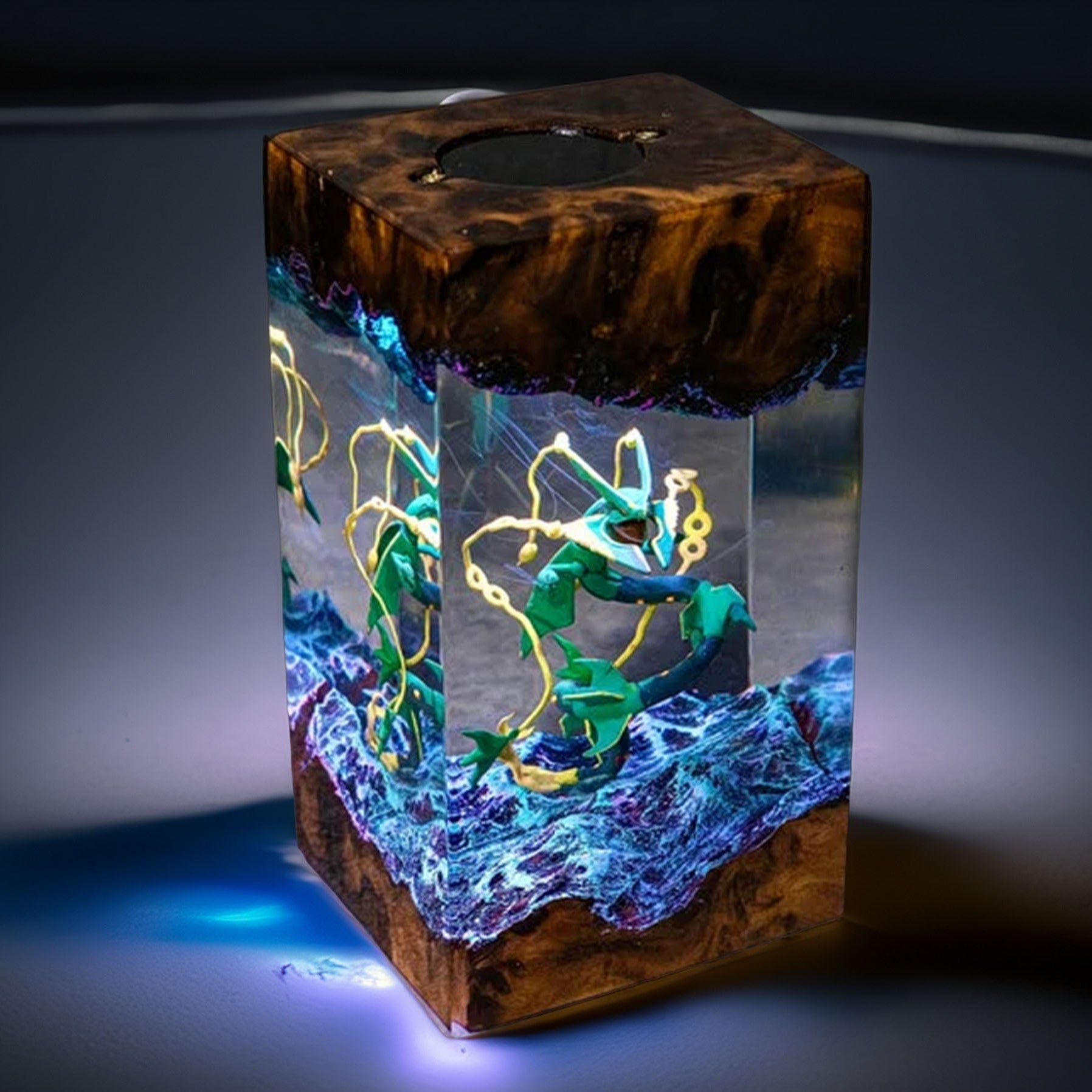 Sky Serpent Dragon Resin Lamp