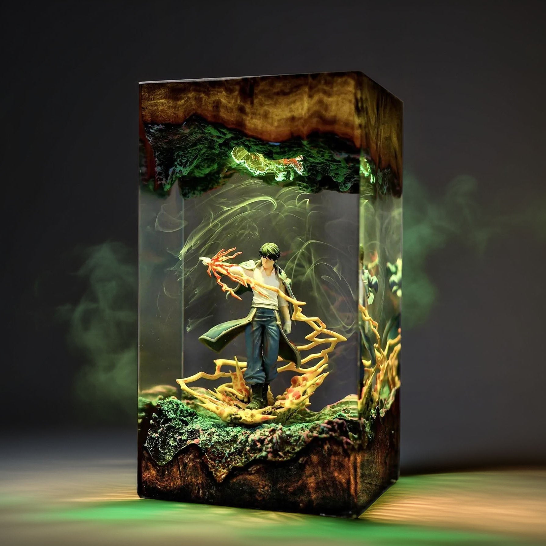Flame Alchemist Colonel Resin Lamp
