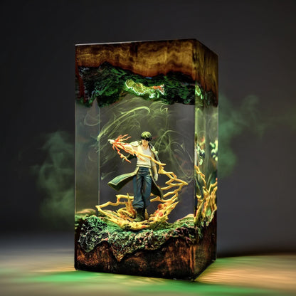 Flame Alchemist Colonel Resin Lamp