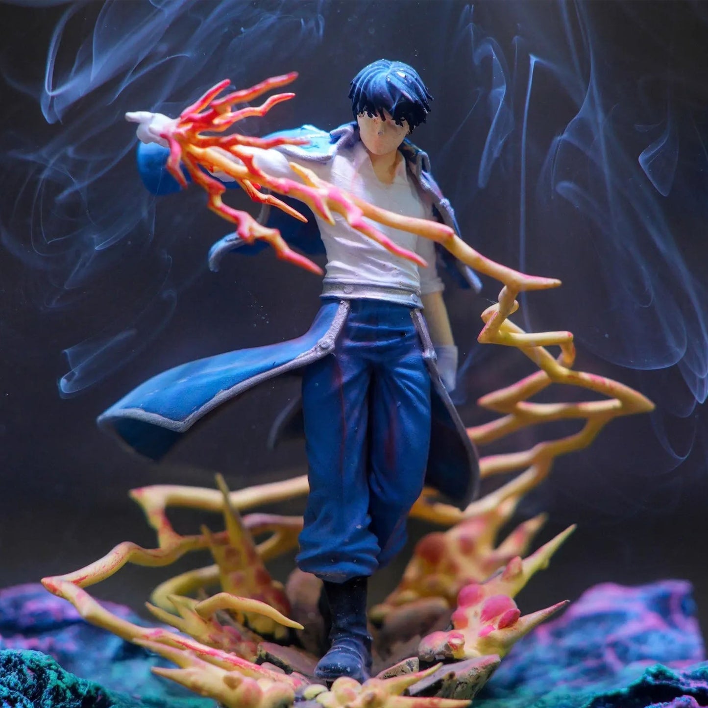 Flame Alchemist Colonel Resin Lamp
