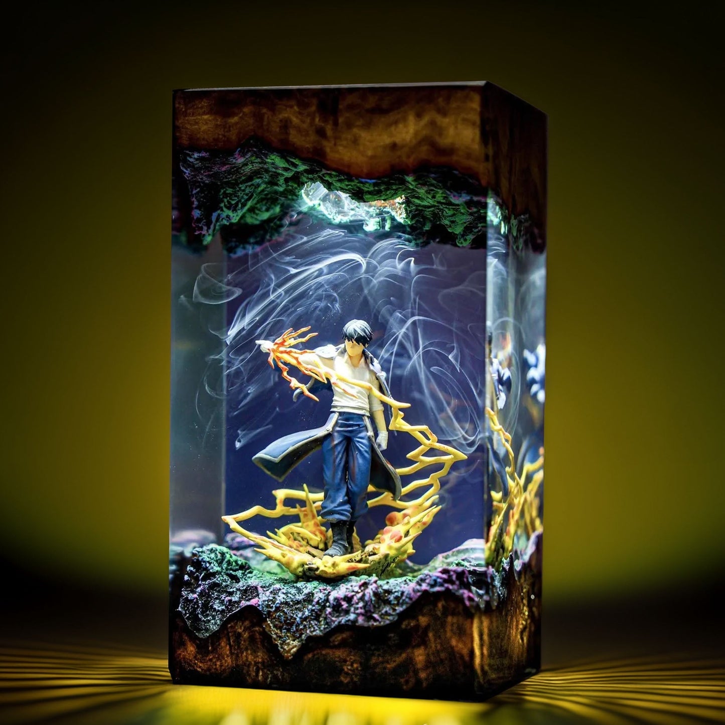 Flame Alchemist Colonel Resin Lamp