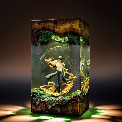 Flame Alchemist Colonel Resin Lamp