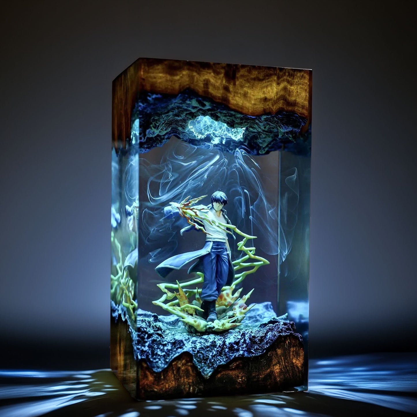Flame Alchemist Colonel Resin Lamp