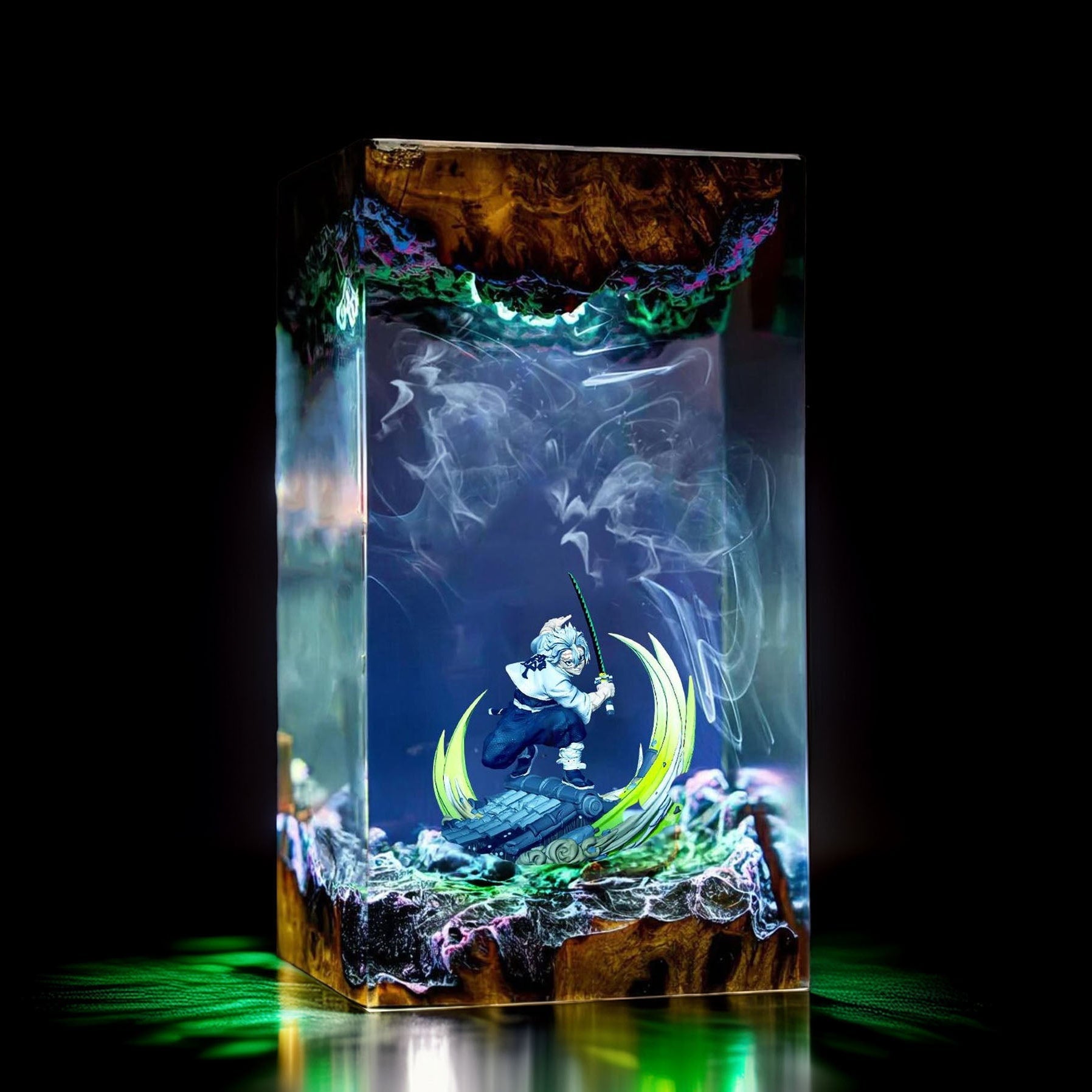 Wind Pillar Warrior Resin Lamp