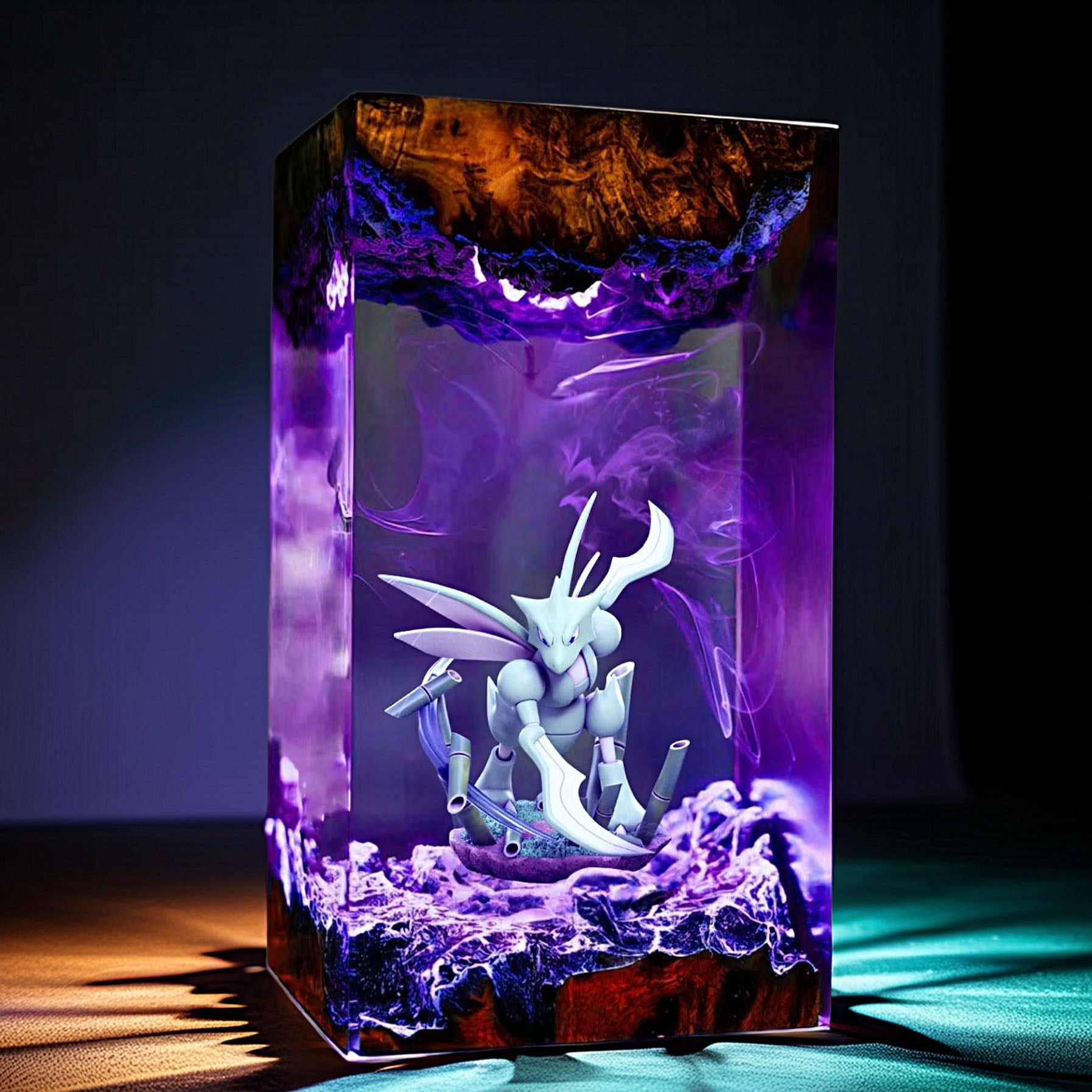 Mantis Blade Insect Resin Lamp