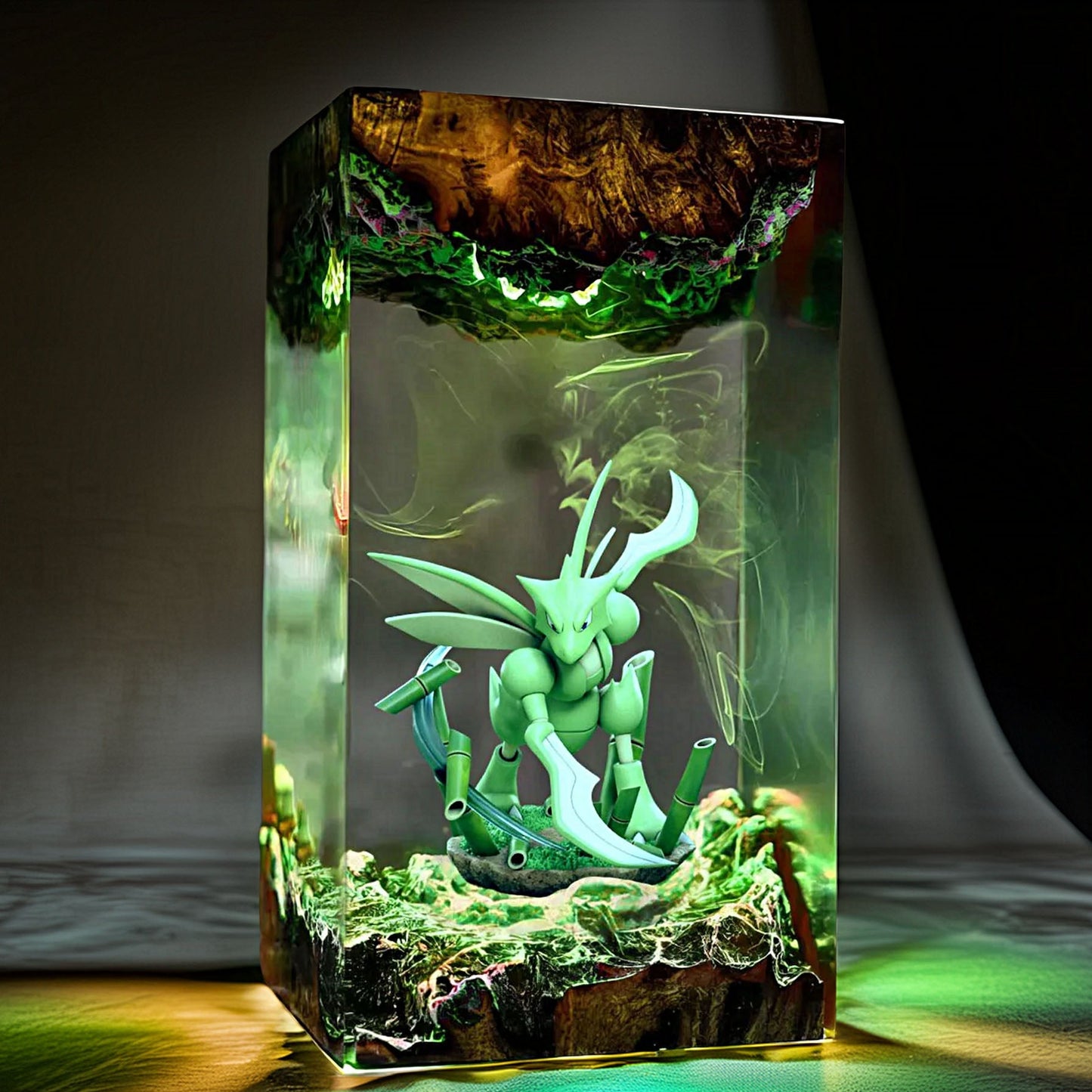 Mantis Blade Insect Resin Lamp