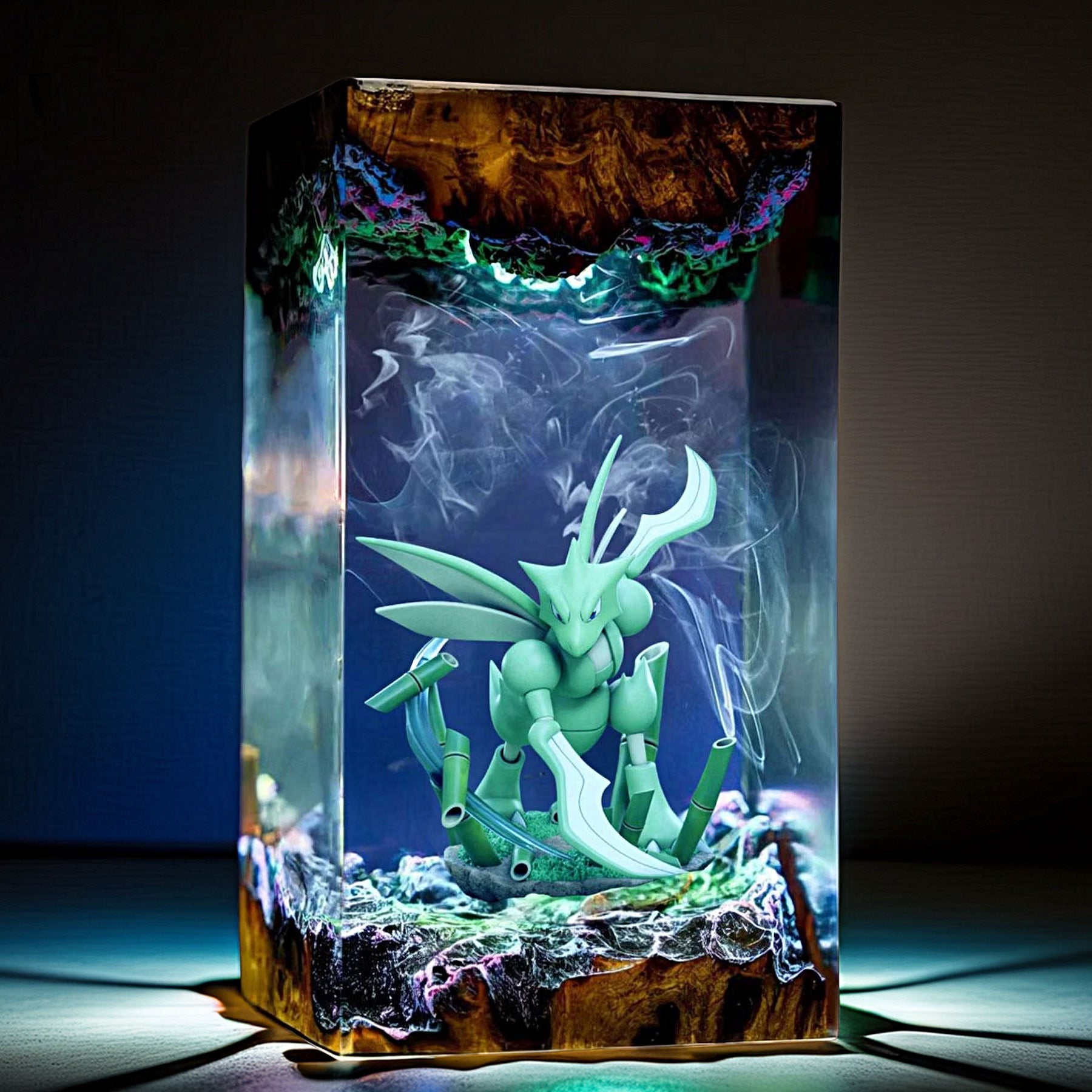 Mantis Blade Insect Resin Lamp