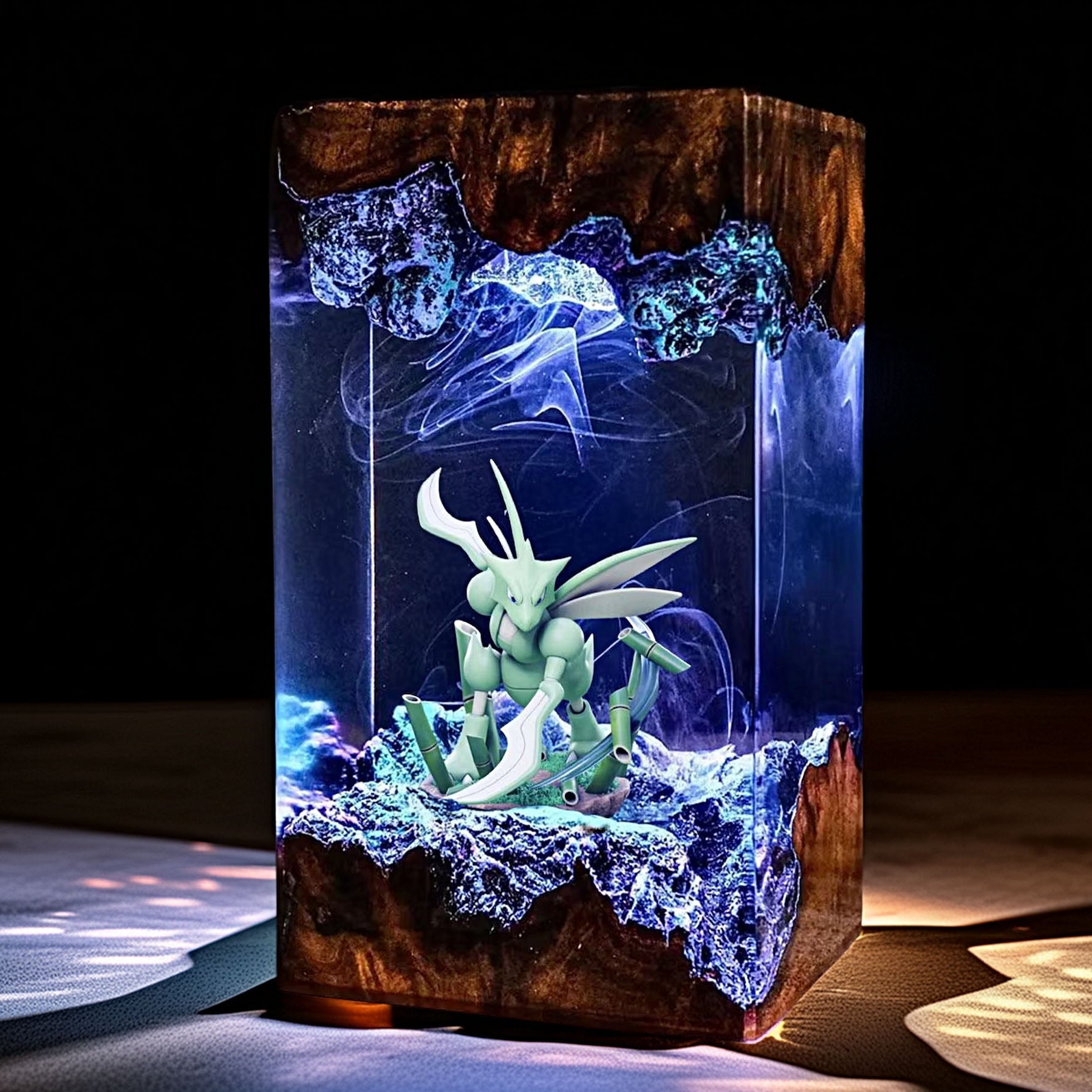 Mantis Blade Insect Resin Lamp