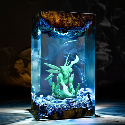 Mantis Blade Insect Resin Lamp