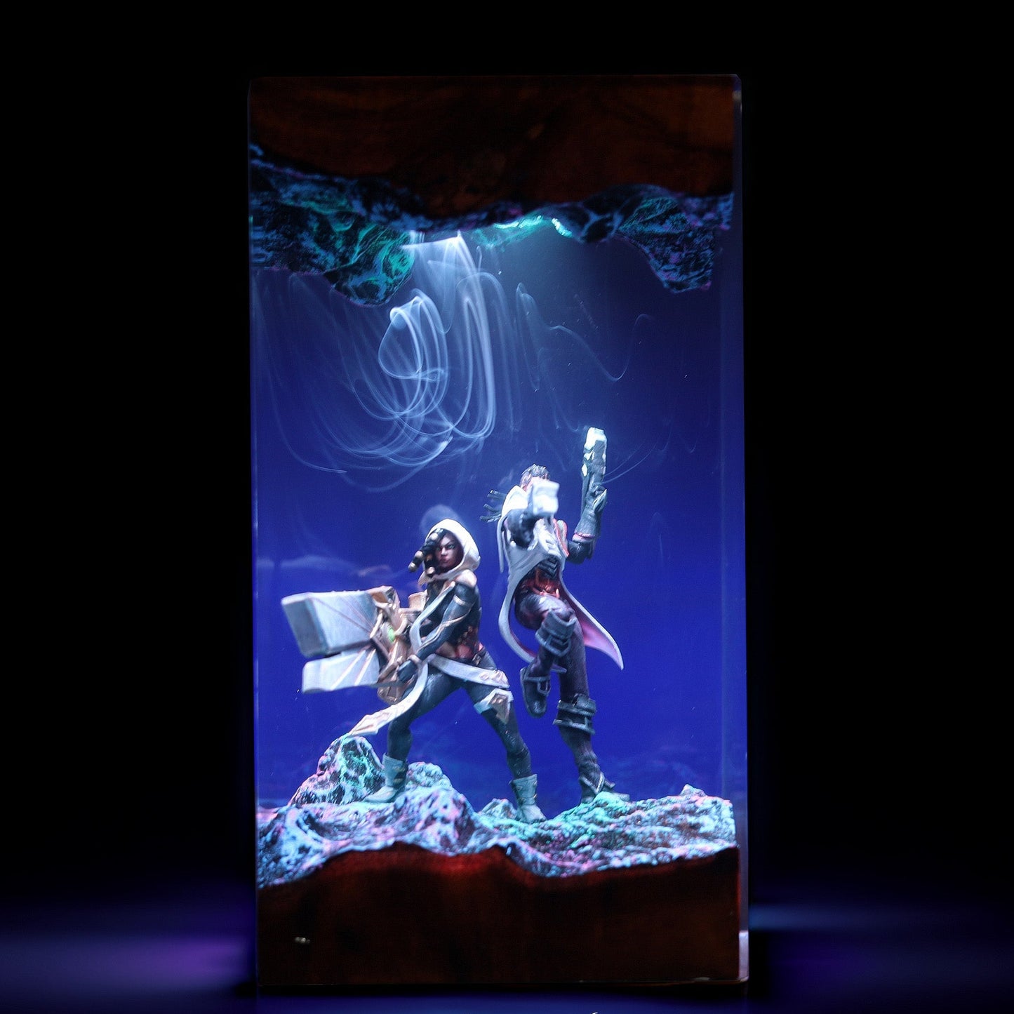 Lantern Soul Marksman And Twin Pistol Purifier Resin Lamp