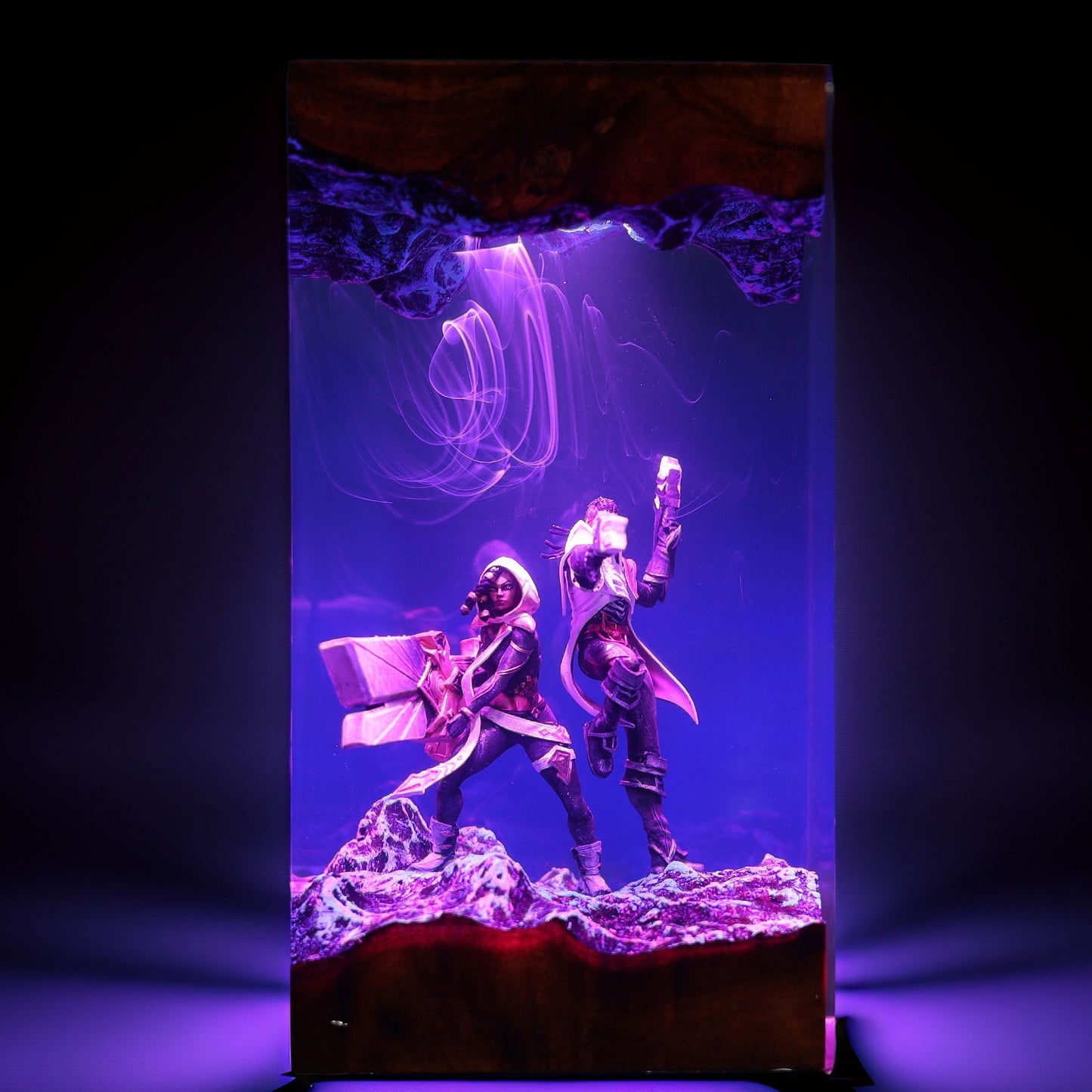 Lantern Soul Marksman And Twin Pistol Purifier Resin Lamp