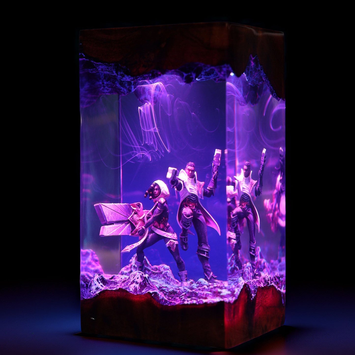 Lantern Soul Marksman And Twin Pistol Purifier Resin Lamp