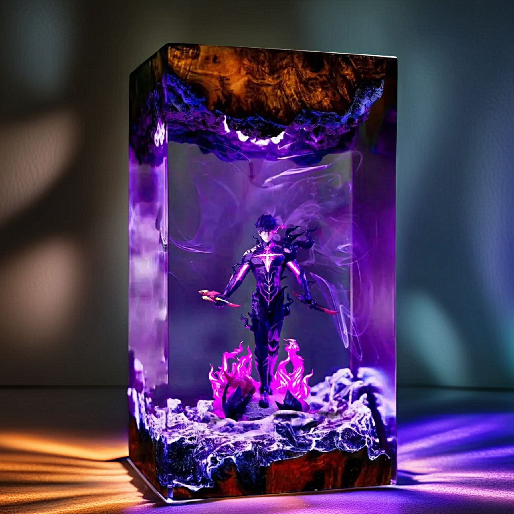 Crowned Shadow Awakener Resin Lamp