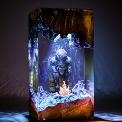 Onion Knight Wanderer Resin Lamp