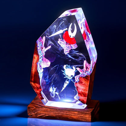 Crimson Needle Warrior Resin Lamp V3
