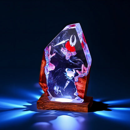Crimson Needle Warrior Resin Lamp V3