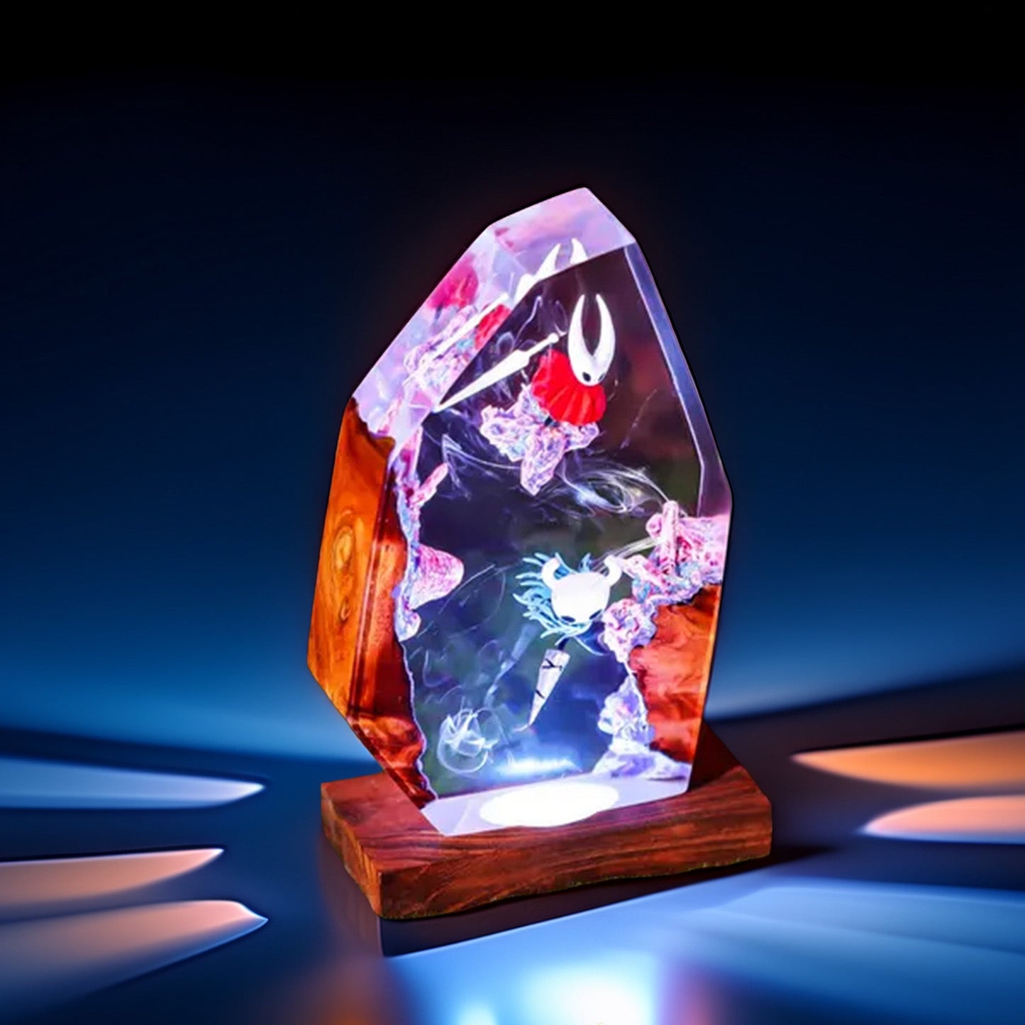 Crimson Needle Warrior Resin Lamp V3