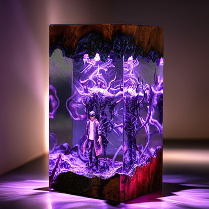 Awakened Shadow Hunter Resin Lamp
