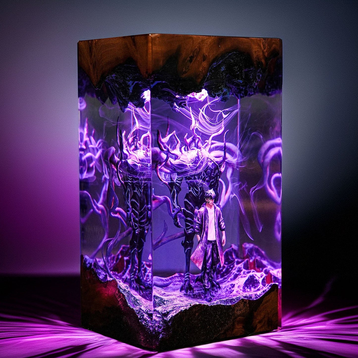 Awakened Shadow Hunter Resin Lamp