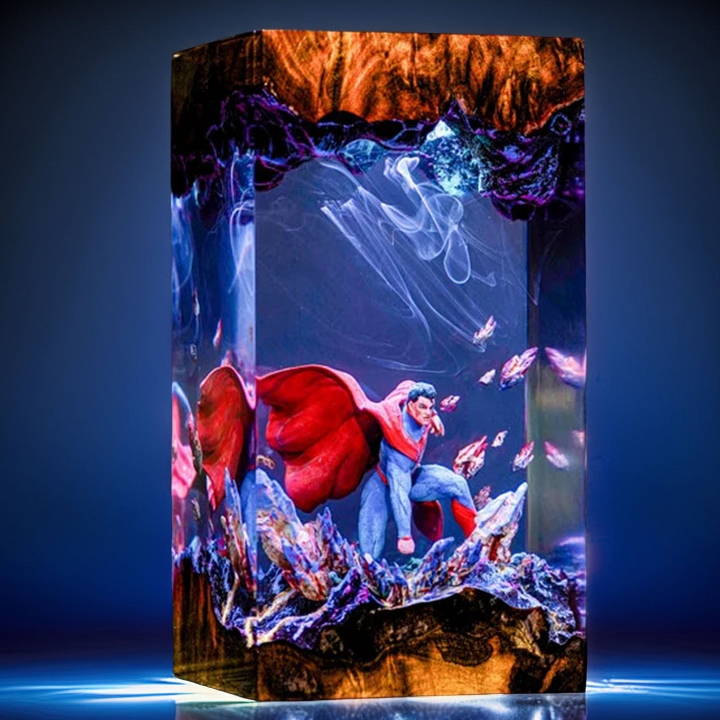 Solar Krypton Hero Resin Lamp