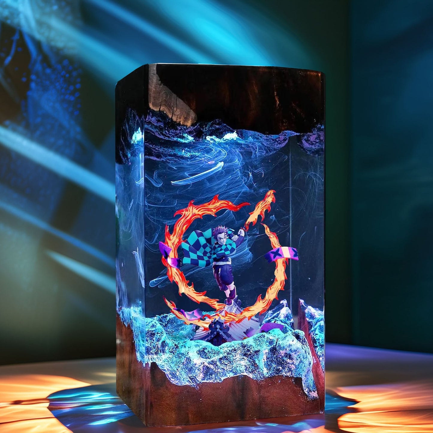 Sun Breath Swordsman Resin Lamp 03