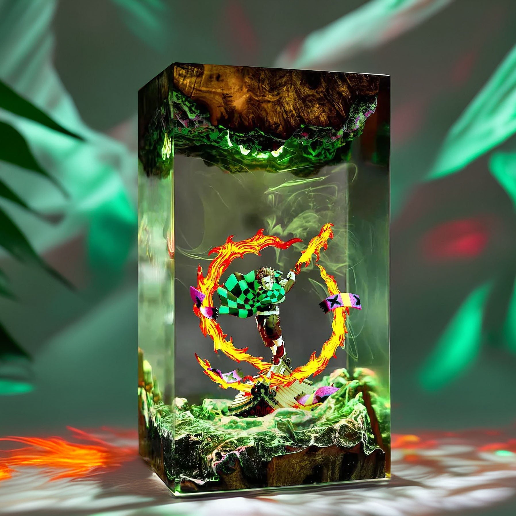 Sun Breath Swordsman Resin Lamp 03
