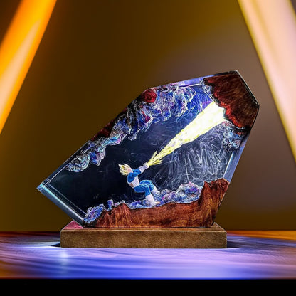 Royal Pride Warrior Resin Lamp