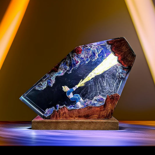 Royal Pride Warrior Resin Lamp